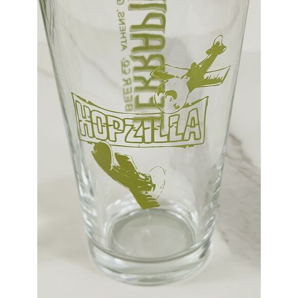 Terrapin Hopzilla Ale Pint Beer Clear Glass Tumbler 16oz Brewery 5 3/4" x2 - Picture 9 of 15
